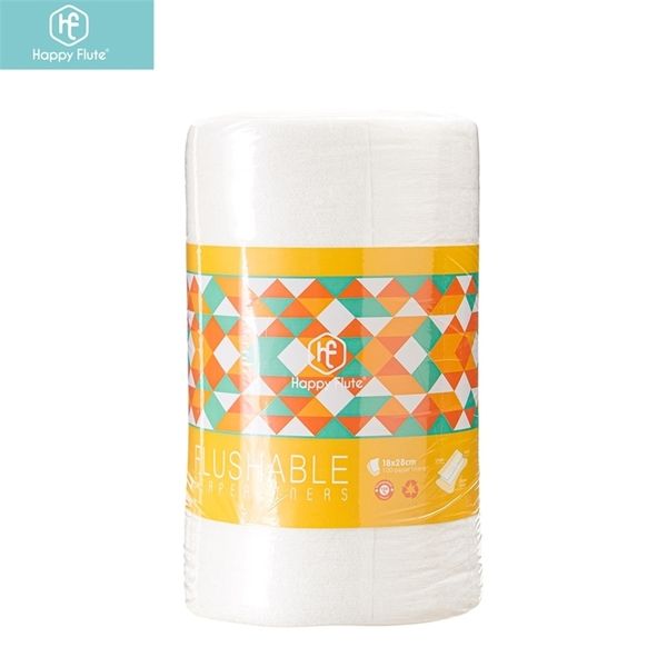 

happyflute unscented nappy liners 100% biodegradable flushable, highly absorbent,breathable & disposable 210312