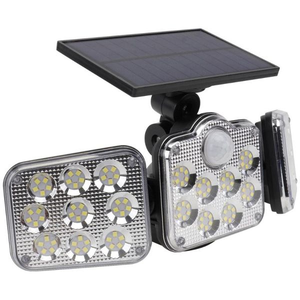 

wall lamp 1pc durable solar intelligent home light waterproof safe black