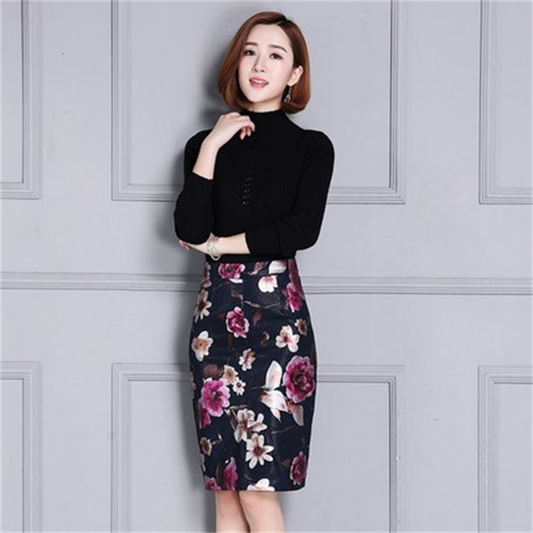 

new leather printing sheep skin exit k103 d9z8, Black