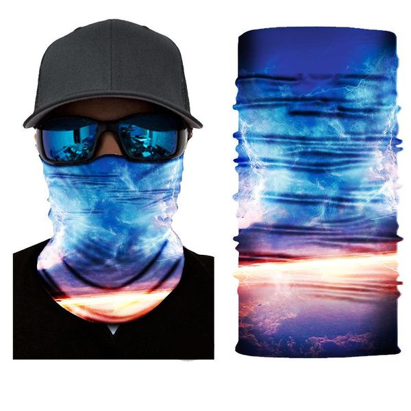 

cycling caps & masks hiking scarves magic scarf multifunctional outdoor riding ever-changing high elastic sunscreen seamless collar bandanas, Black