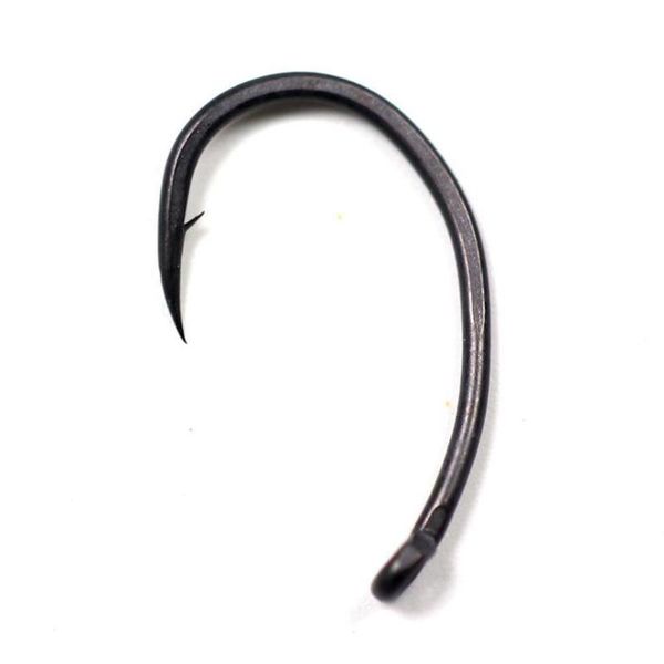 

30pcs tongfu high carbon steel coating material scattered matte hook fish fishing carp black european accessories u4g0
