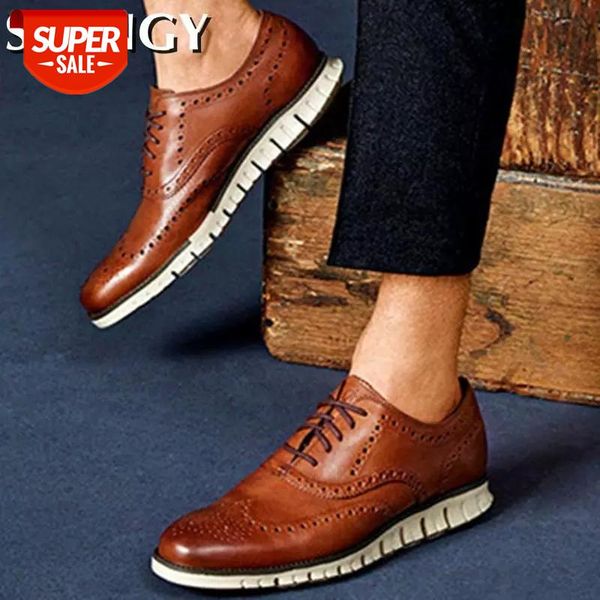 

men dress shoes carved falt casual shoes man leather soft bottom lace up male borgue nonslip outdoor light chaussure homme #fr22