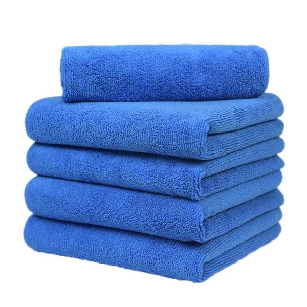 

towel 6 professional quality microfiber towels for home, kitchen, windows, car washing, drying and details, (30cm x 60cm)