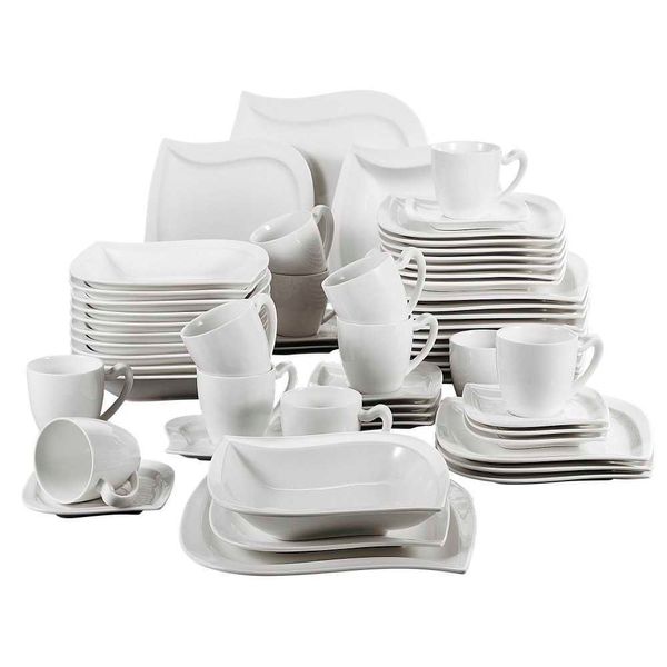 

malacasa elvira 60 piece white porcelain tableware dinner set with 12*cups saucers dessert soup dinner plate set for 12 person 210706