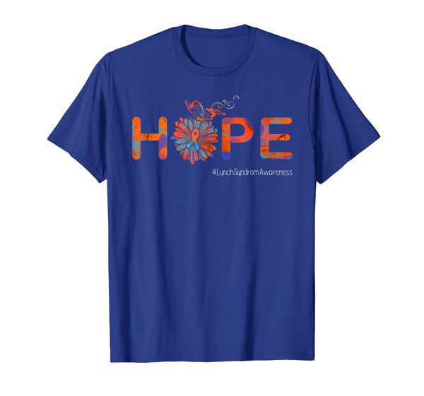 

hope butterfly ribbon lynch syndrome awareness tshirt gifts, White;black