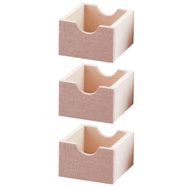 

jewelry pouches, bags 3pcs mini furniture wood miniature models storage box decors, Pink;blue