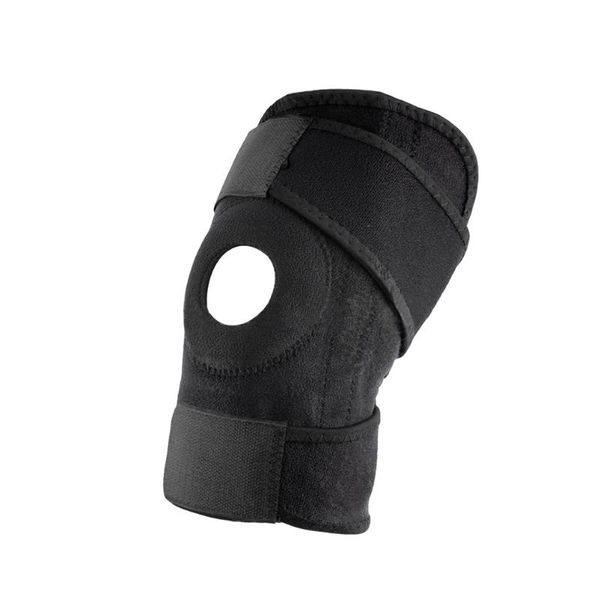 

elbow & knee pads 1pc climbing sports kneecap mountaineering protector adjustable kneepad elastic cover, Black;gray