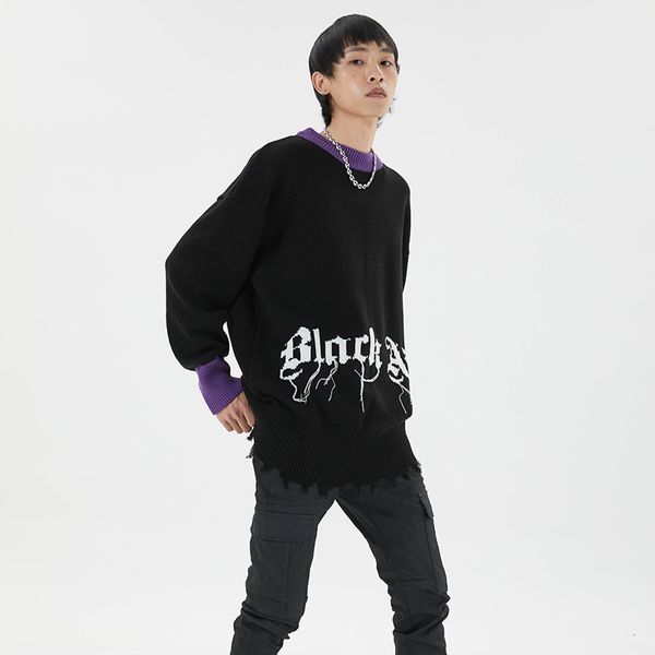 

2021 new cor original bloco o pescoo tassel camisola masculina e feminina carta solta imprimir camisolas casuais streetwear oversize ba tkuw, White;black