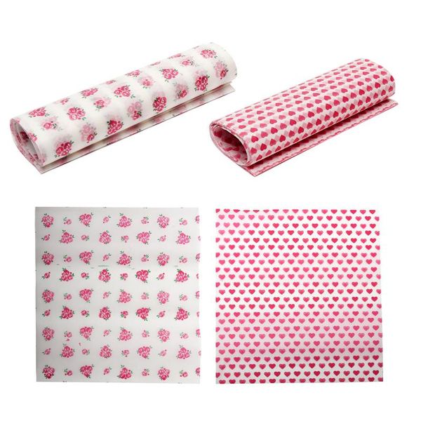 

disposable dinnerware fries burger cake oil proof anti-stick grease paper bread sandwich packaging snack baking waterproof tools wrappi