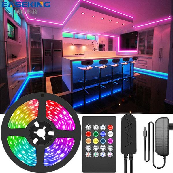 

led strip lights16.4 feet 32.8ft 50ft 65.6ft with app control via bluetooth, remote control for room kitchen holiday decoration