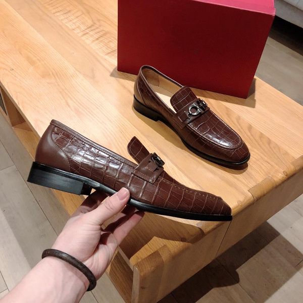 

mm siamese crocodile fish leather mens dress wedding shoes men genuine business formal wear lace-up alligator belly men's 11, Black