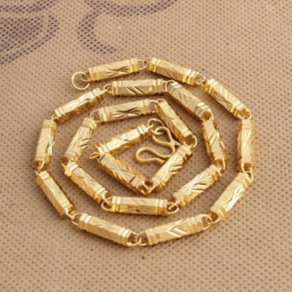 

chains king chain yellow gold filled mens lantern necklace size 5mm, Silver