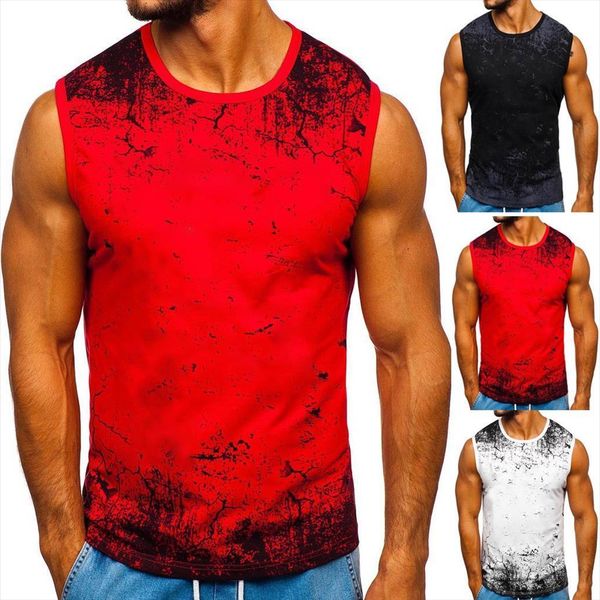 

summer mens gym tank casual bodybuilding vest men slim patchwork sleeveless sport male debardeur homme, White;black