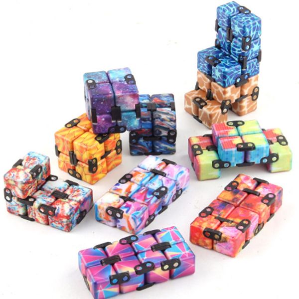 

infinity magic cube creative galaxy fitget toys antistress office flip cubic puzzle mini blocks decompression toy dhl