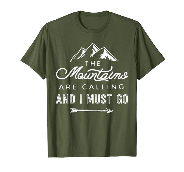 

The Mountains are Calling and I Must Go T-Shirt, Mainly pictures