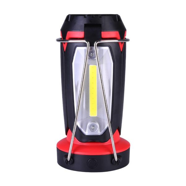 

portable lanterns multifunctional lighting outdoor lamp usb charging cob adjustment trihedron around