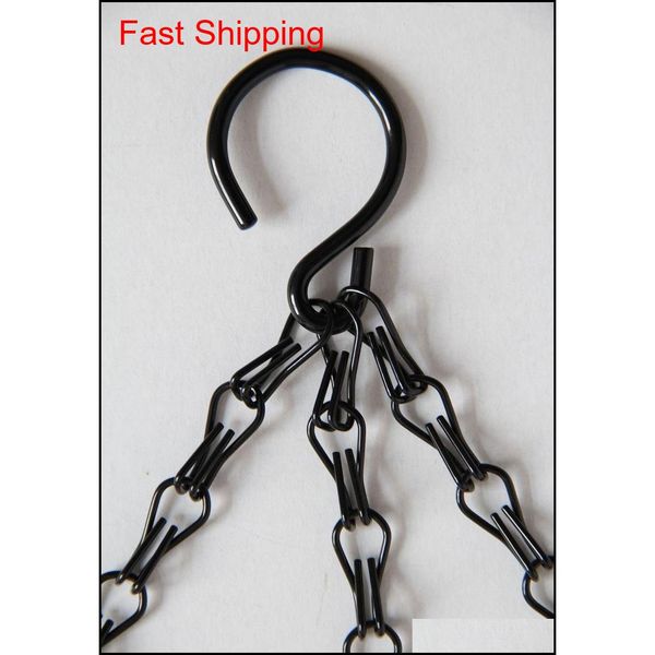 

3 point garden plant flower pot basket hanging chain with hooks garden plant hanger hanging jlloop bdegarden