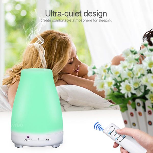 

200ml aroma essential oil diffuser ultrasonic air humidifier aromatherapy cool mist maker fogger for home office and baby quiet
