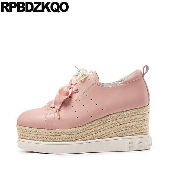 

dress shoes women round toe high heels white wedge rhinestone pink diamond black 8cm platform pumps creepers lace up