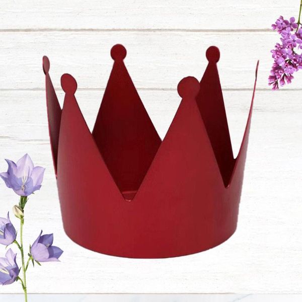 

1pc waterproof crown gift box delicate flower wrapping gift box metal texture crown creative crown-shaped for