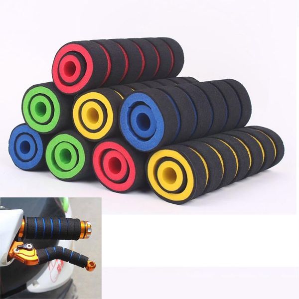 

handlebars motorcycle bike universalhandle bar foam sponge grip anti slip soft handlebar cover ultra light cycling brake grips