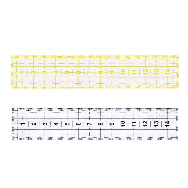 

3x15cm plastic transparent french curve ruler spline sewing patchwork feet tailor yardstick cloth cutting rulers measuring tool, Black