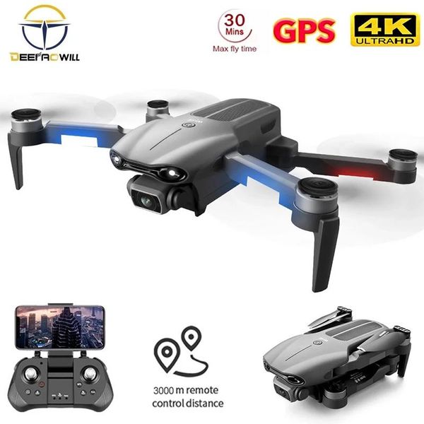 

drones f9 drone gps 6k dual hd camera professional aerial pography brushless motor foldable quadcopter rc distance 1.2km