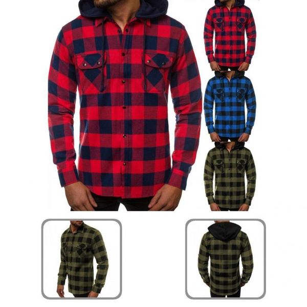 

men's casual shirts fabulous male shirt drawstring leisure contrast colors autumn men top, White;black
