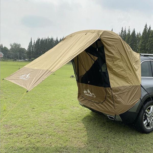 

outdoor self-driving barbecue camping portable car tail extension tent sunshade waterproof auto awning trailer car travel tents