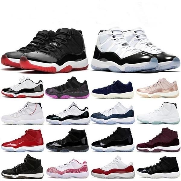 

11 11s low white concord bred basketball shoes jumpman concord 45 space jam platinum tint binary blue stylist sneakers mens sport shoes
