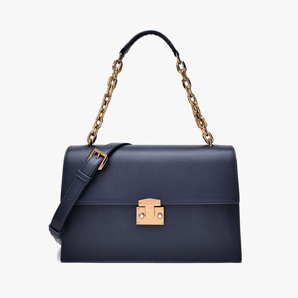 

cross body 2021 small c k women's bag pearl briefcase leather fashion one shoulder messenger chain
