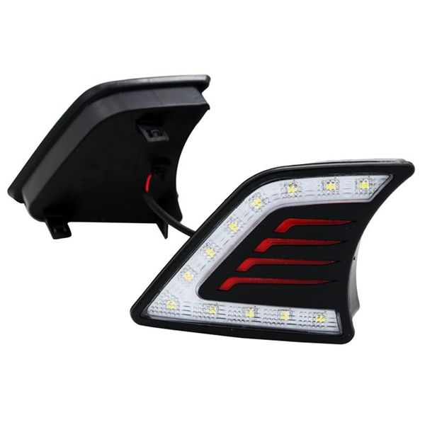 

emergency lights led daytime running light fog lamp 12v car for toyota hilux vigo 2012-2014
