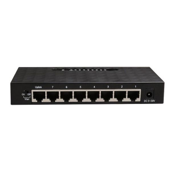 

hubs 8 ports 1000mbps rj45 smart gigabit ethernet network switches black