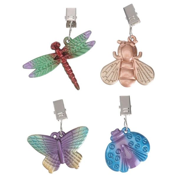 

table cloth 1 set of 4 pcs zinc alloy tablecloth pendant clip animal pattern