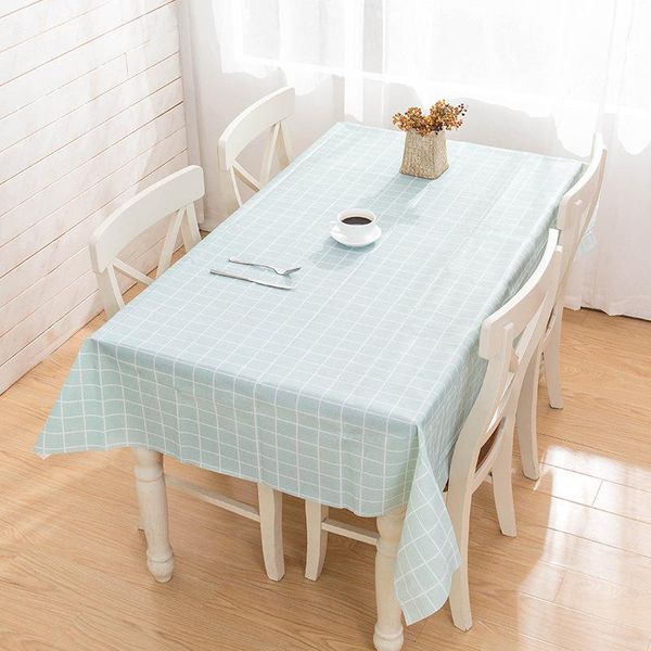 

table cloth peva table cloth oil proof mat net red grid nordic grid oil proof waterproof and wash free