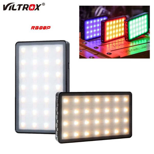 

flash heads viltrox weeylife rb08p rgb 2500k-8500k mini video led light fill built-in battery for phone camera shooting po studio