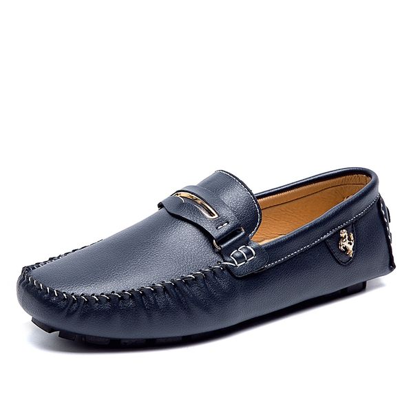

man fashion new casual shoe man comfy necessary summer 2022 shoe man loafers moccasins wearproof male flats driving shoe, Black