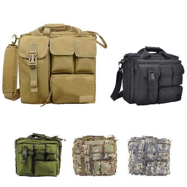 

tactical molle lapbag nylon waterproof outdoor messenger shoulder pack laphandbag briefcase for hiking climbing