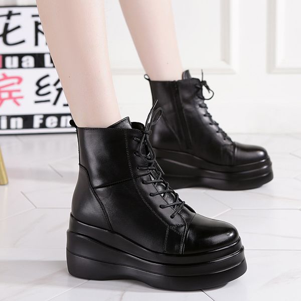 

swonco fresh autumn martin tennis female shoes cunts boots for women na2t, Black