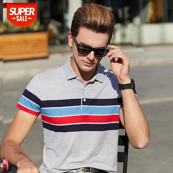 

2020 brand polo shirt men summer short sleeve plus size homme clothing striped designer regular luxury fashion #wv87, White;black