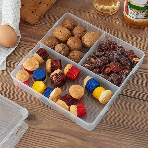 

storage bottles & jars convenient food box sealing lid design solid color container dustproof practical grade