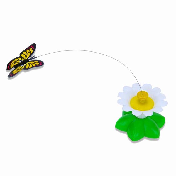 

cat toys electric swivel interactive chat toy funny butterfly for and kitten