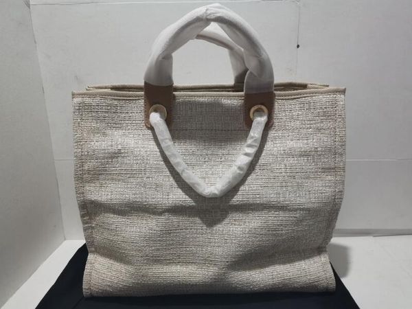 

realfine a66941 38cm maxi shopping bag lambskin leather gold/silver-tone metal hardware come with dust bag+serial number+card