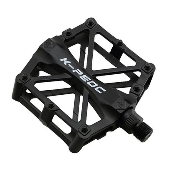 

bike pedals a pair of pedal universal mountain non-slip platform flat for bmx mtb (red)