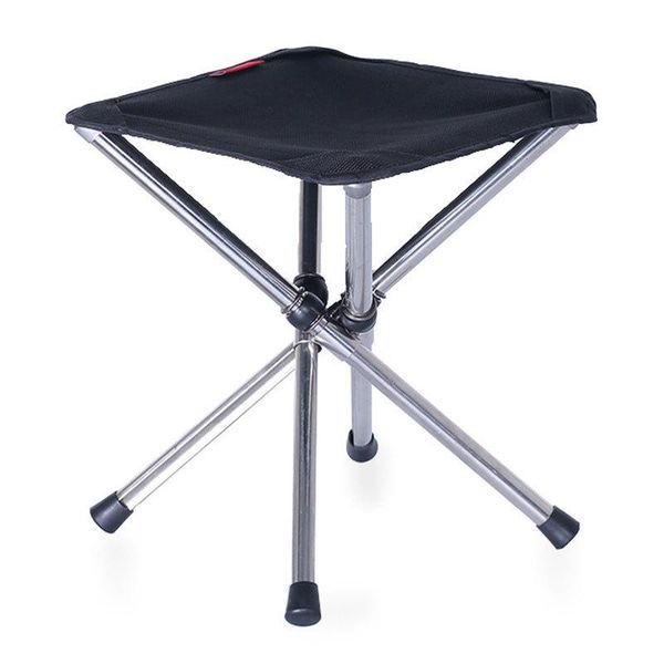 

camp furniture retractable stool folding chiar outdoor portable stainless steel camping convenient fishing chair foldable