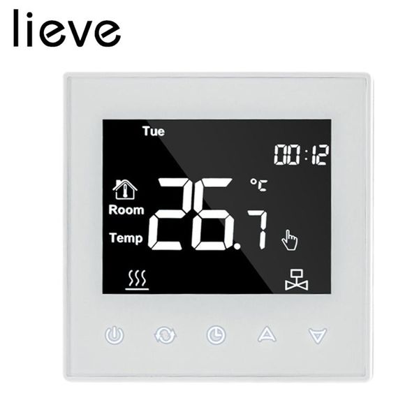 

smart home control room heating thermostat touch screen lcd display temperature controller for gas boiler and water floor