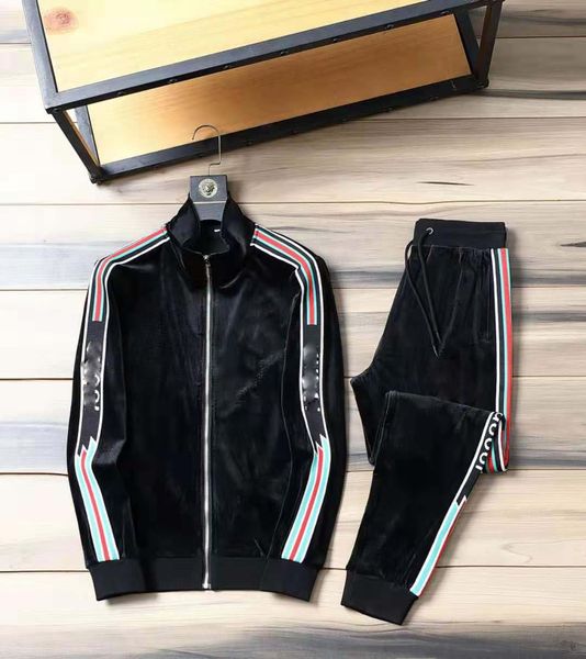 

2022 new designers tracksuit men sweat suits autumn winter jogging hoodie fleece mens jogger jacket pants sets sporting woman fashion coat, Gray