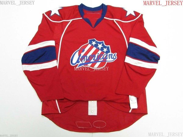 

custom rochester americans ahl hockey jersey stitch any name number xs-5xl, Black