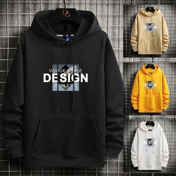 

men's hoodies & sweatshirts 2021 fashion streetwear harajuku print letter hoodie sweatshirt men/women autumn winter men clothing, Black