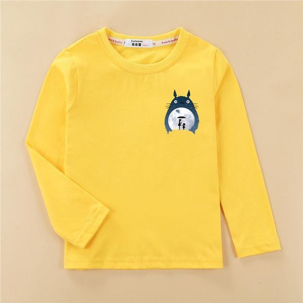 

totoro kids autumn long sleeve t shirt 100% cotton home clothes boys girls brands spring tees costume, Blue